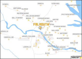 map of Falmouth