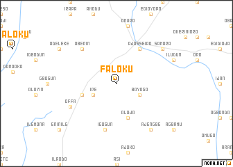 map of Faloku