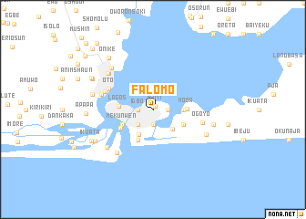 map of Falomo