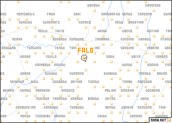 map of Falo