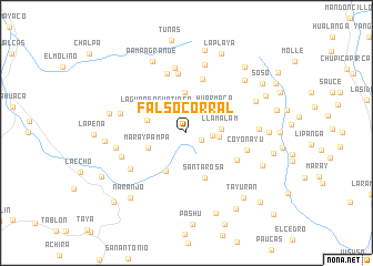map of Falso Corral