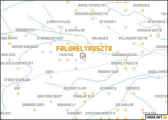 map of Faluhelypuszta