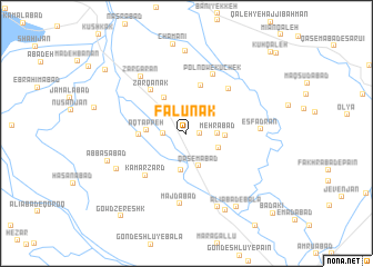 map of Fālūnak