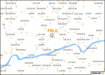 map of Falu