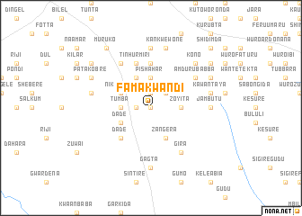 map of Famakwandi