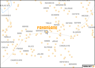 map of Famandane