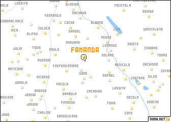 map of Famanda