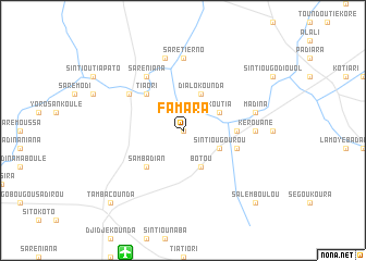 map of Famara