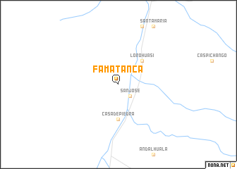 map of Famatanca