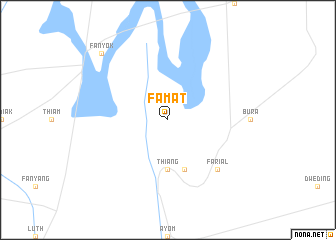 map of Famat