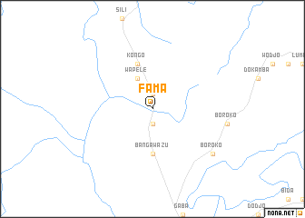 map of Fama