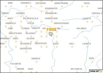 map of Fama