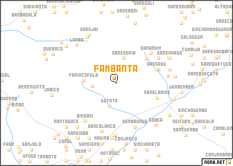 map of Fambantã