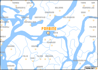 map of Fambine