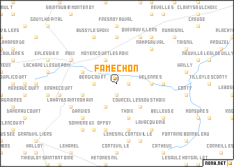 map of Famechon