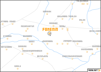 map of Fāmenīn