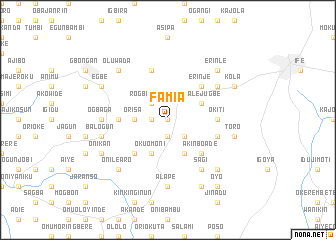 map of Famia