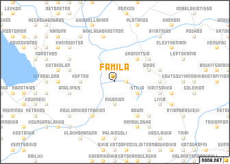 map of Famíla