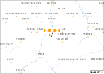 map of Faminha