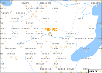 map of Famisa