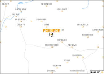 map of Famméré