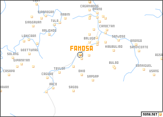 map of Famosa