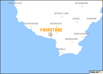 map of Fampotabe
