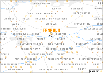 map of Fampoux