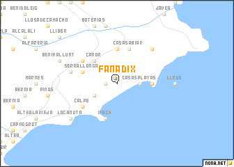 map of Fanadix