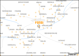 map of Fanā\