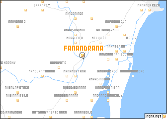 map of Fanandrana