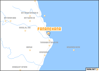 map of Fananehana
