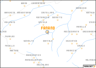 map of Fanano