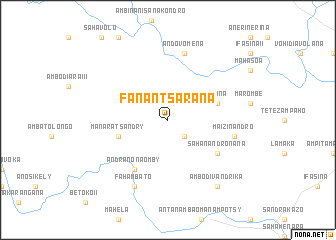 map of Fanantsarana