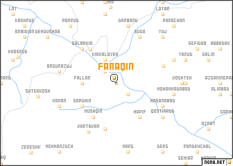 map of Fānaqīn