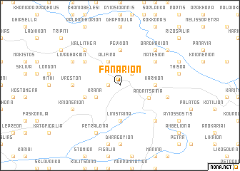 map of Fanárion