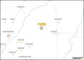 map of Fana