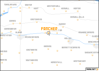 map of Fancher