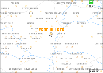 map of Fanciullata