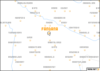 map of Fandana