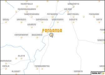 map of Fandanda