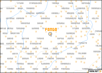 map of Fanda