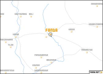 map of Fanda