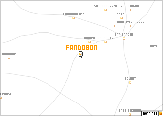 map of Fandobon