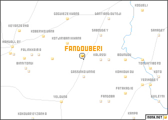 map of Fandou Béri