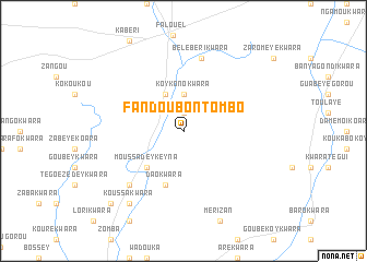 map of Fandoubon Tombo