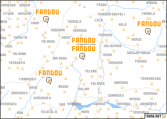 map of Fandou