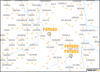 map of Fandou