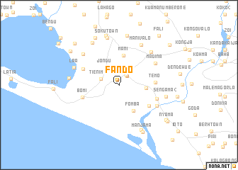 map of Fando