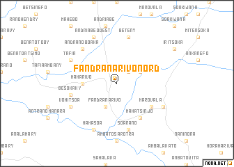 map of Fandranarivo Nord